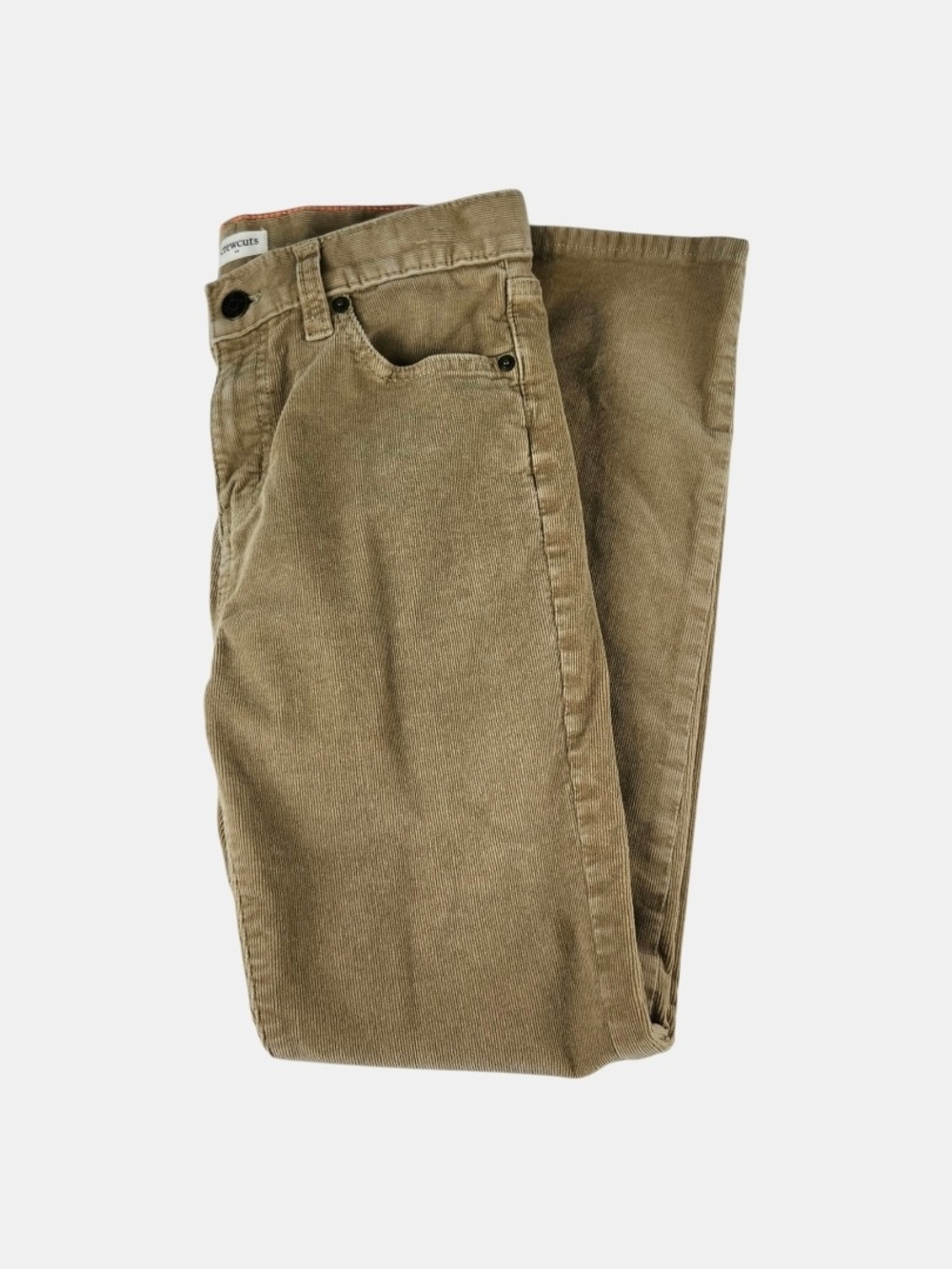 Crewcuts Corduroy Straight Pants in Olive